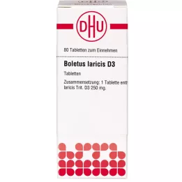 BOLETUS LARICIS D 3 tabletes, 80 gab