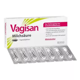 VAGISAN Pienskābes maksts svecītes, 7 gab