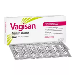 VAGISAN pienskābes maksts svecītes, 14 stundas