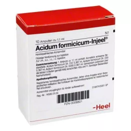 ACIDUM FORMICICUM INJEEL Ampulas, 10 gab