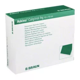 ASKINA Calgitrol Ag 10x10 cm, 10 gab