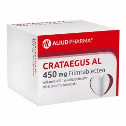CRATAEGUS AL 450 mg filmu pārklāta planšetdatori, 50 stundas