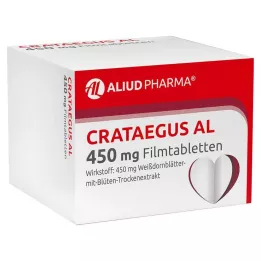 CRATAEGUS AL 450 mg apvalkotās tabletes, 100 gab