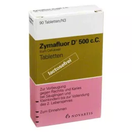 ZYMAFLUOR D 500 C C tabletes, 90 gab