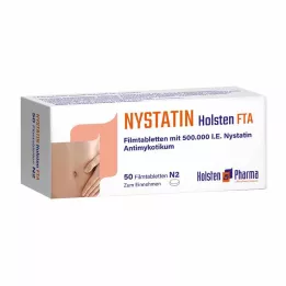 NYSTATIN Holsten apvalkotās tabletes, 50 gab