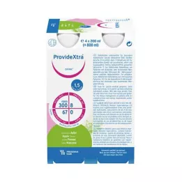 PROVIDE Xtra Drink ābolu dzeramā pudele, 4X200 ml