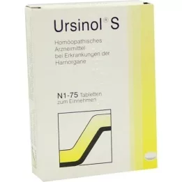 URSINOL S tabletes, 75 gab