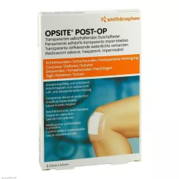 OPSITE Stabs-OP 8,5x9,5 cm pārsējs, 5 gab