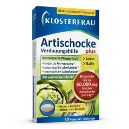 Klosterfrau Artichoke Plus holīna tabletes (30 gab.)