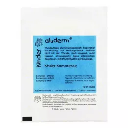 ALUDERM Bērnu kompreses 6x6 cm, 1 gab