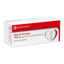 ASS AL Protect 100 mg zarnās šķīstošās tabletes, 50 gab
