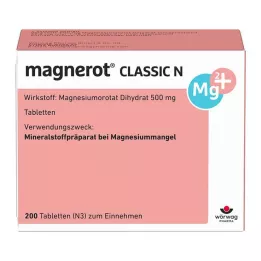MAGNEROT CLASSIC N Tabletes, 200 gab