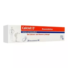 CALCIVIT D putojošās tabletes, 20 gab
