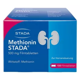 METHIONIN STADA 500 mg apvalkotās tabletes, 100 gab