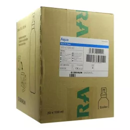 AQUA B.Braun skalošanas šķīdums Ecolav, 20X100 ml
