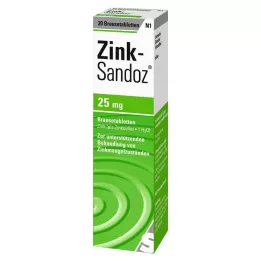 ZINK SANDOZ Putojošās tabletes, 20 gab