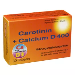 CAROTININ+Calcium D 400 kapsulas, 30 gab