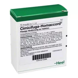 CIMICIFUGA HOMACCORD Ampulas, 10 gab