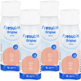 FRESUBIN ORIGINAL DRINK Persiku dzeramā pudele 6X4X200 ml