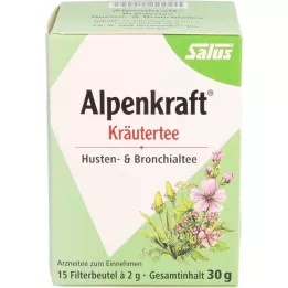 ALPENKRAFT Klepus un bronhu tēja Salus Fbtl., 15 gab
