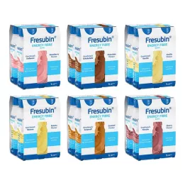 FRESUBIN ENERGY Šķiedra DRINK Jauktas kartona dzeramās pudeles 6X4X200 ml