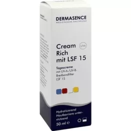 DERMASENCE Krēms bagāts LSF 15, 50 ml