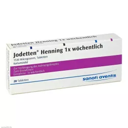 JODETTEN Henning 1x nedēļas tabletes, 28 gab