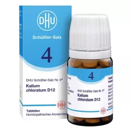 BIOCHEMIE DHU 4 Kalium chloratum D 12 tabletes, 80 gab