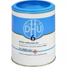 BIOCHEMIE DHU 6 kālija sulfuricum D 12 tabletes, 1000 gab
