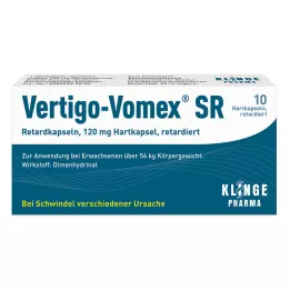 VERTIGO-VOMEX SR Ilgstošas darbības kapsulas, 10 gab