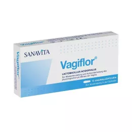 VAGIFLOR Vaginālās svecītes, 12 gab