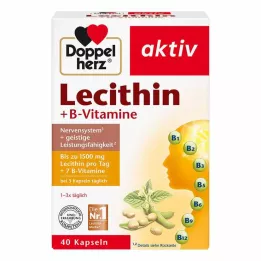 DOPPELHERZ Lecitīns+B-vitamīnu kapsulas, 40 gab