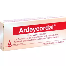 ARDEYCORDAL apvalkotās tabletes, 20 gab