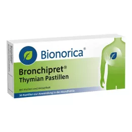 BRONCHIPRET Timiāna pastilas, 30 gab