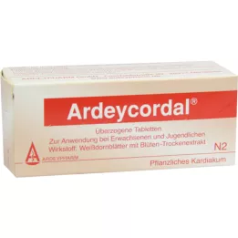 ARDEYCORDAL apvalkotās tabletes, 50 gab