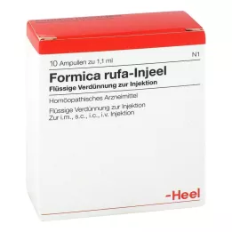 FORMICA RUFA INJEEL Ampulas, 10 gab