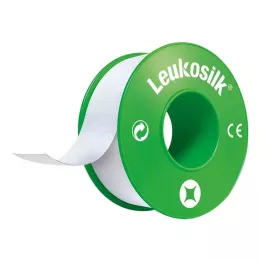 LEUKOSILK 2,5 cmx5 m blistera karte, 1 gab