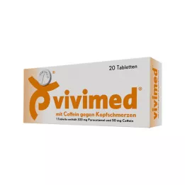VIVIMED ar kofeīnu pret galvassāpēm tabletes, 20 gab