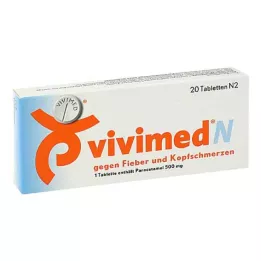 VIVIMED N pret drudzi un galvassāpēm tabletes, 20 gab