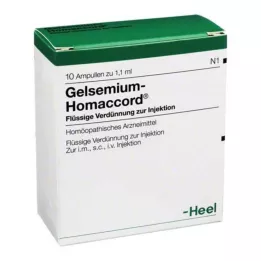 GELSEMIUM HOMACCORD Ampulas, 10 gab