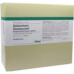 GELSEMIUM HOMACCORD Ampulas, 100 gab