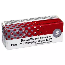 SCHUCKMINERAL Globules 3 Ferrum phosphoricum D12, 7,5 g