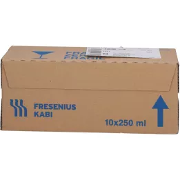 GLUCOSTERIL 5% stikla pudeles infūzijas šķīdums, 10X250 ml