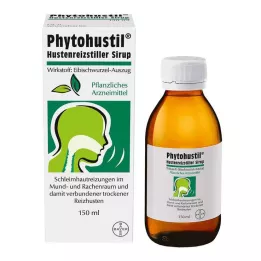 PHYTOHUSTIL klepojot stimulu sīrupu, 150 ml