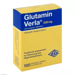 GLUTAMIN VERLA apvalkotās tabletes, 100 gab