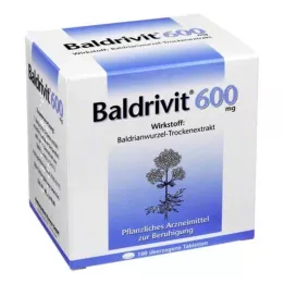 BALDRIVIT 600 mg pārklātas tabletes, 100 stundas