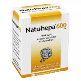 NATU HEPA 600 mg pārklātas tabletes, 50 stundas