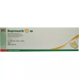 SUPRASORB H Hydrocoll.Verb.thhin 5x20 cm, 10 gab
