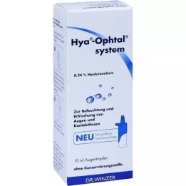 HYA-OPHTAL sistēmas acu pilieni, 10 ml