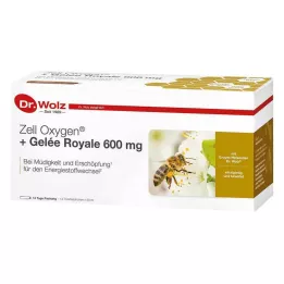 ZELL OXYGEN+Jelle Royale 600 mg dzerot paralēli, 14x20 ml